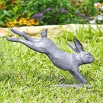 Hopping Rabbit Garden Sculpture