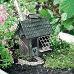 Miniature Garden Birder's Cottage