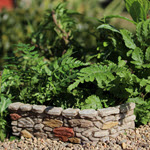 Fairy Garden Cobblestone Wall