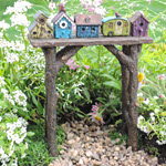 Miniature Birdhouse Arbor