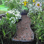 Miniature Garden Brick Walkway