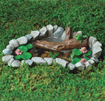 Miniature Garden Pond Frog/Lily Pad