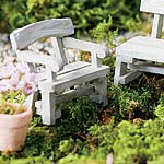 Fairy Garden Miniature Farm Chair