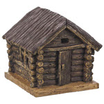 Fairy Garden Light Up Log Cabin