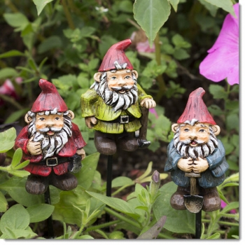 Miniature Garden Gnomes Set 3 On Sale Agardenplace Com