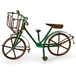 Fairy Garden - Vintage Green Bicycle