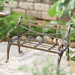 Miniature Fairy Garden Bench