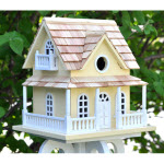 Yellow Cape May Cottage Birdhouse