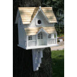 Gingerbread Cottage Birdhouse With Bracket