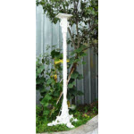 59" Tall Classic Birdhouse Pedestal with Ground Auger