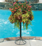 16" Side Planting Basket and Stand