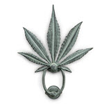 Marijuana Leaf Doorknocker