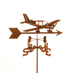 Airplane Lo Wing Weathervane - Roof, Deck, or Garden Mount