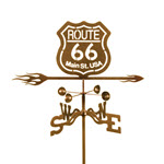 Route 66 Weathervane - Roof, Deck, or Garden Mount