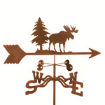 Moose Weathervane - Roof, Deck, or Garden Mount