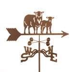Sheep with Lamb Weathervane - Roof, Deck, or Garden Mount