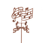 Musical Notes Weathervane - Roof, Deck, or Garden Mount