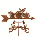 Fall Pumpkins Weathervane - Roof, Deck, or Garden Mount