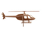 Helicopter Weathervane Topper