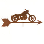 Classic Motorcycle Weathervane Topper