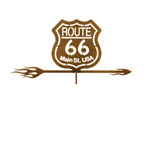 Route 66 Weathervane Topper