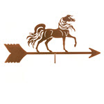 Arabian Horse Weathervane Topper