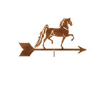 Saddlebred Horse Weathervane Topper