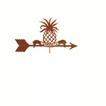 Pineapple Welcome Weathervane Topper