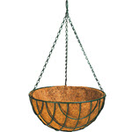 14-16 Inch Round Bottom Hanging Basket w CoCo Liner