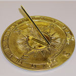 Nautical Sundial - Polished Solid Brass - 2314